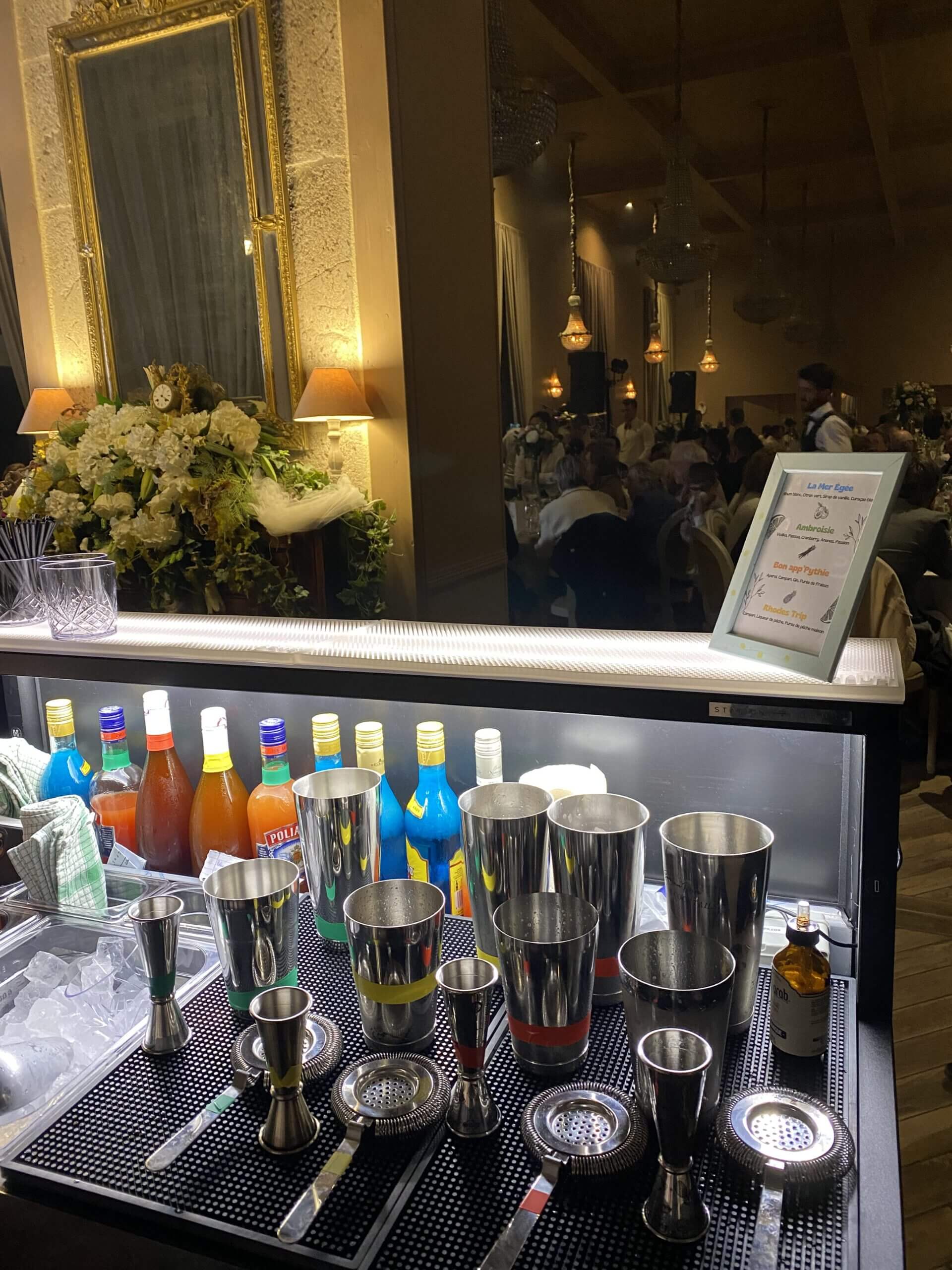 Bar cocktail mariage